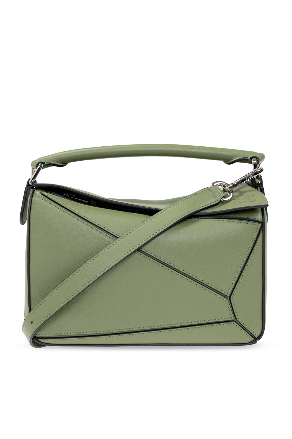 Loewe green puzzle online bag